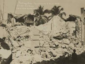 Fotos inéditas de terremoto en Santiago de Cuba en 1932