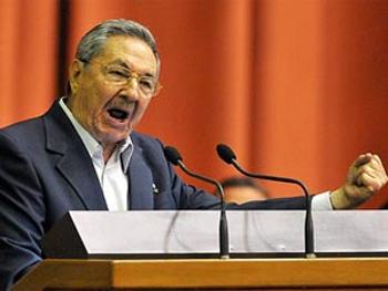 Raul Castro en la clausura de la Conferencia del Partido.