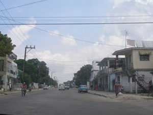  Foto de la Calzada de Managua, en el barrio de Mantilla.