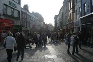 Una calle de Galway.