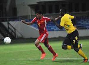 Imagen del partido Cuba-Jamaica, disputado el miércoles en Antigua.
