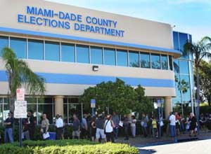 Departamento de Elecciones del condado Miami-Dade.