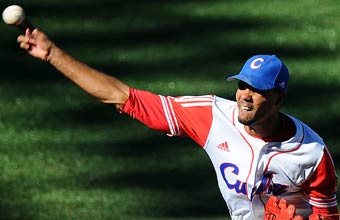El lanzador cubano Miguel Alfredo gonzález, en la mira de las franquicias de Grandes Ligas.