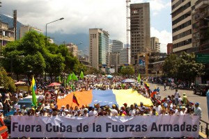 Marcha en Venezuela: “Fuera Cuba de los asuntos de nuestro país”