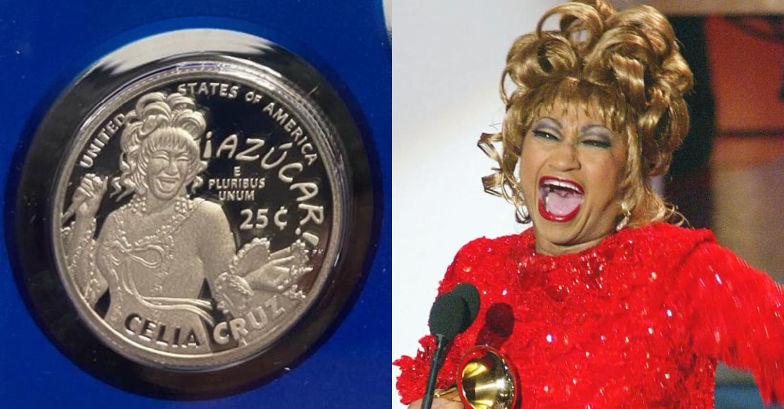 Moneda con imagen de Celia Cruz circulará en Estados Unidos desde el 12 de agosto