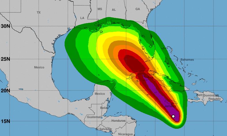 Tormenta tropical Rafael se enruta hacia Cuba y puede convertirse en huracán categoría 2