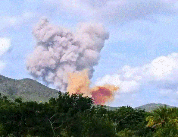 Trece militares cubanos desaparecidos por explosión en almacén de armamentos en Holguín